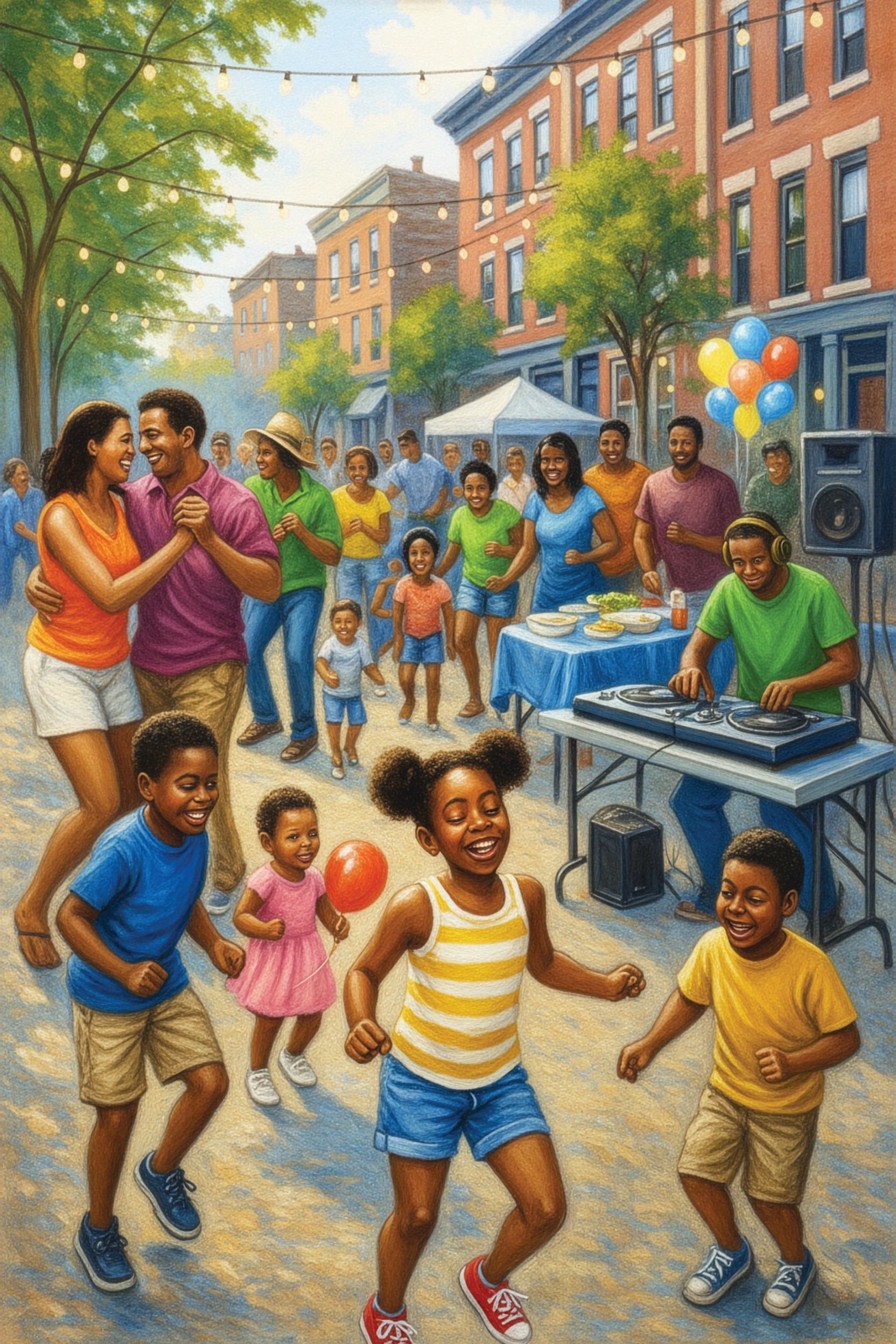 Summer Block Party 500-piece jigsaw puzzle